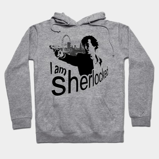 I am SHERlocked Hoodie by merkerinn